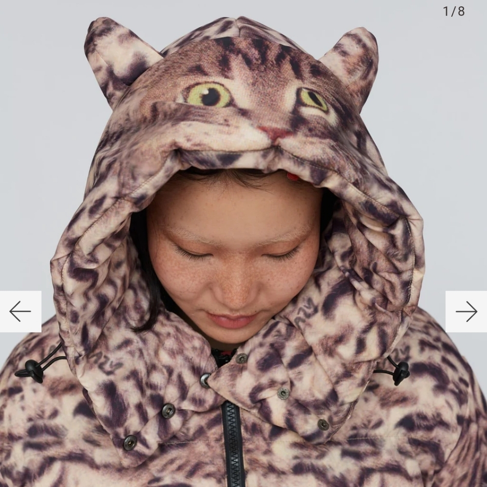 Cat Eyes LO Puffer Jacket